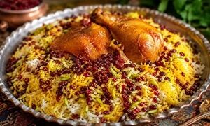راز زرشک‌پلو با مرغ دمی که سرآشپزهای هیئت در محرم می پزند + دستور پخت دقیق برای ۵۰ نفر