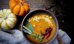 سوپ کدو حلوایی ؛ سوپ غلیظ و مقوی مناسب فصل پاییز