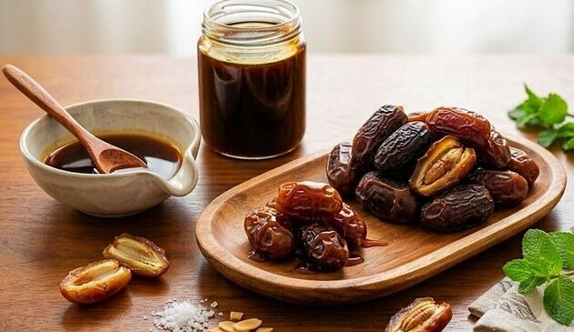 طرز تهیه شیره خرمای خانگی با خرمای خشک و تازه + ترفندها 