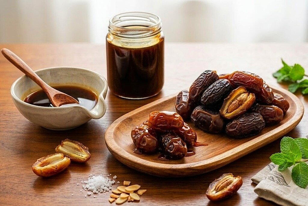 طرز تهیه شیره خرمای خانگی با خرمای خشک و تازه + ترفندها 