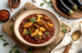 واویشکا بادمجان با گوشت چرخ‌کرده + روش تهیه