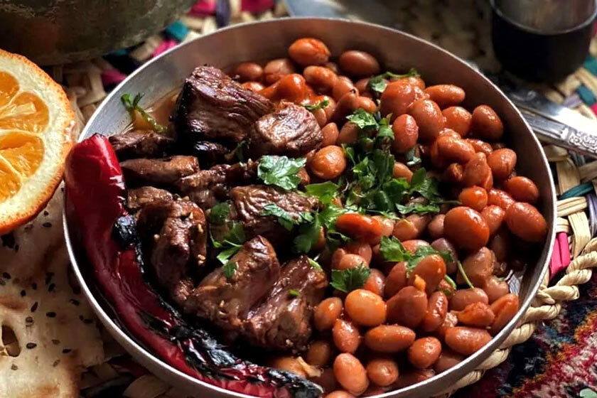 طرز تهیه لوبیا کباب رشتی به روش محلی
