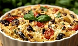 ببینید؛ طرز تهیه پاستای مدیترانه ای با بادمجان