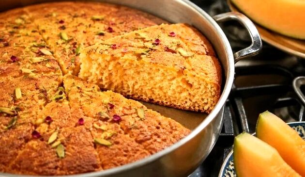 کیک طالبی؛ این کیک بهاری را بدون فر بپزید
