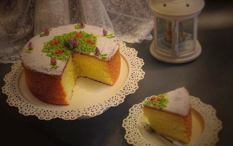 روش‌های پخت کیک هل و گلاب