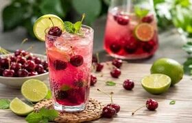 لایم چری آلبالو؛ طعم خنک تابستان به سبک کافی‌شاپی