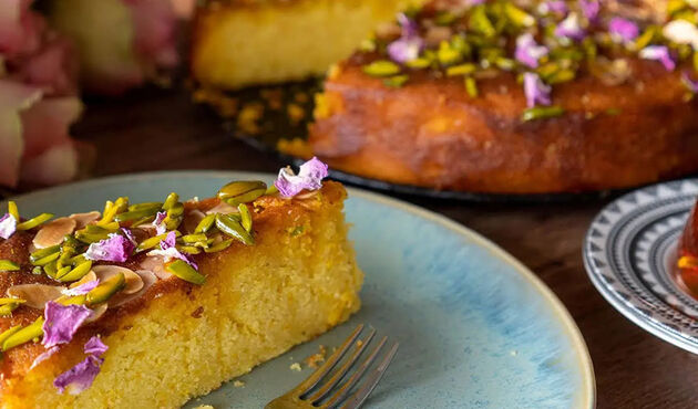 طرز تهیه کیک خیس ایرانی؛ پرشین رز