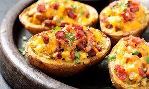 چگونه سیب زمینی شکم پر درست کنیم؟
