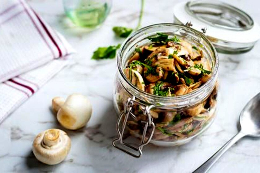 طرز تهیه ترشی قارچ به روشی ساده