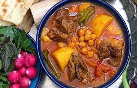 یک آبگوشت متفاوت از قم؛ طرز تهیه آبگوشت قنبید با گوشت و کلم قمری