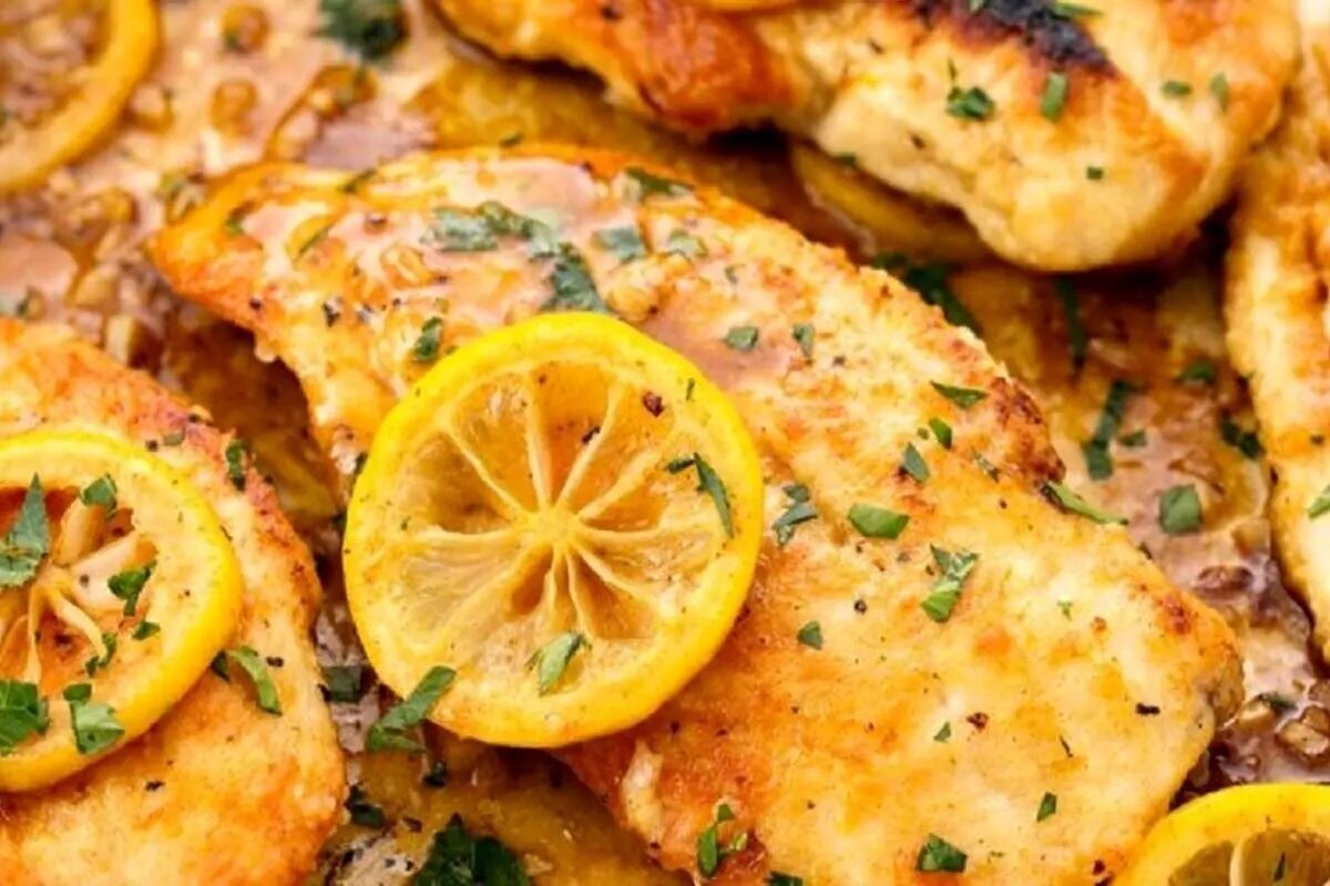 پخت آسان پیکاتای مرغ با لیمو مایر برای افطار