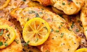 پخت آسان پیکاتای مرغ با لیمو مایر برای افطار
